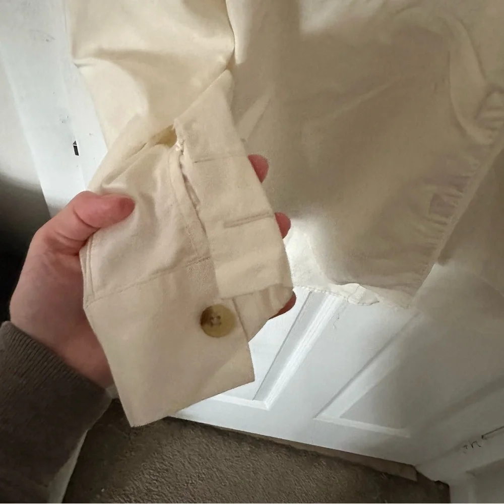 Off White Button Down Shirt - Picture 6 of 9